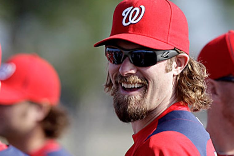 Has Jayson Werth lost his shot at a warm reception in Philadelphia? (AP Photo/David J. Phillip)