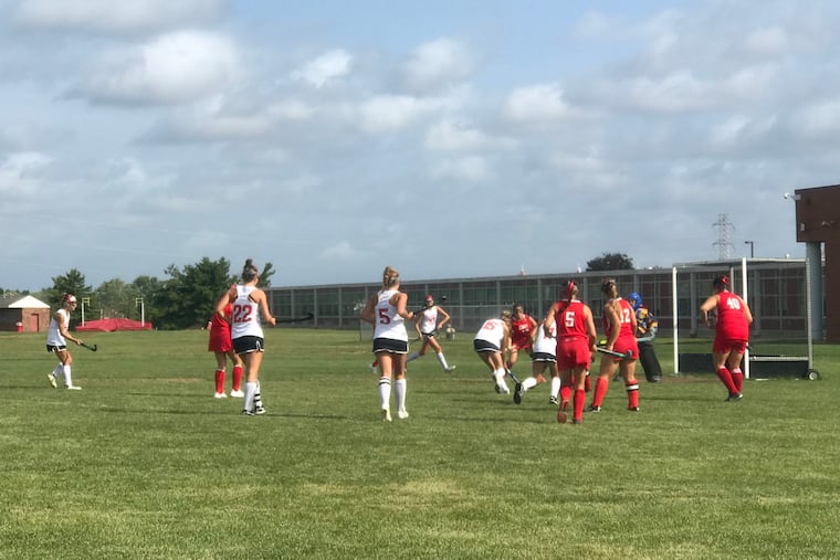 The Lenape field hockey team beat Cherokee, 4-3, in overtime on Tuesday.