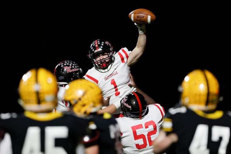 Coatesville High's Ricky Ortega scored five touchdowns on Friday to help the Red Raiders get to the District 1 Class 6A title.