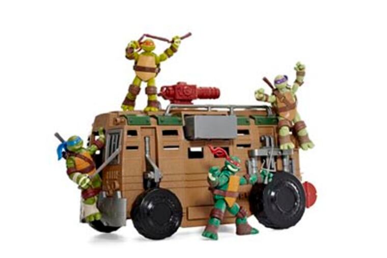 This product image released by Good Housekeeping shows the Playmates Shellraiser toy with Teenage Mutant Ninja Turtles, sold separately. The Playmates Shellraiser has made it onto the Good Housekeeping's annual Best Toys list for 2012. Engineers reviewed hundreds of toys for safety and educational merits. But the true test comes from 140 kids, ages 3 to 13, who play with the top 135 new toys at the magazine's product-testing laboratory in New York. (AP Photo/Good Housekeeping, Marko Metzinger of Studio D)