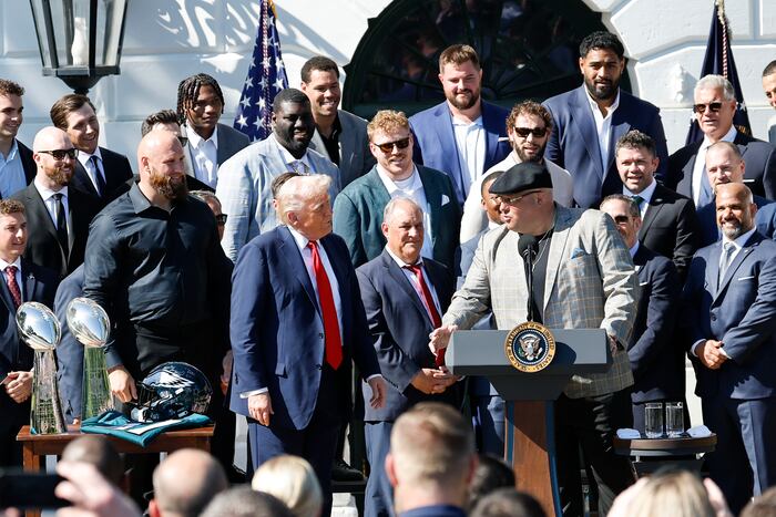 Donald Trump shouts out Big Dom, who gets a chance to speak at the ...