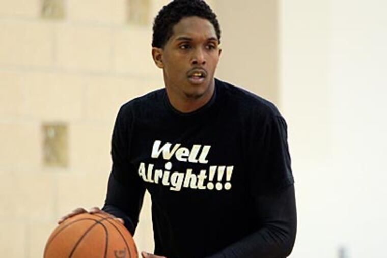 Lou Williams was the only Sixer present at the team's practice facility on Thursday. (David Maialetti/Staff Photographer)