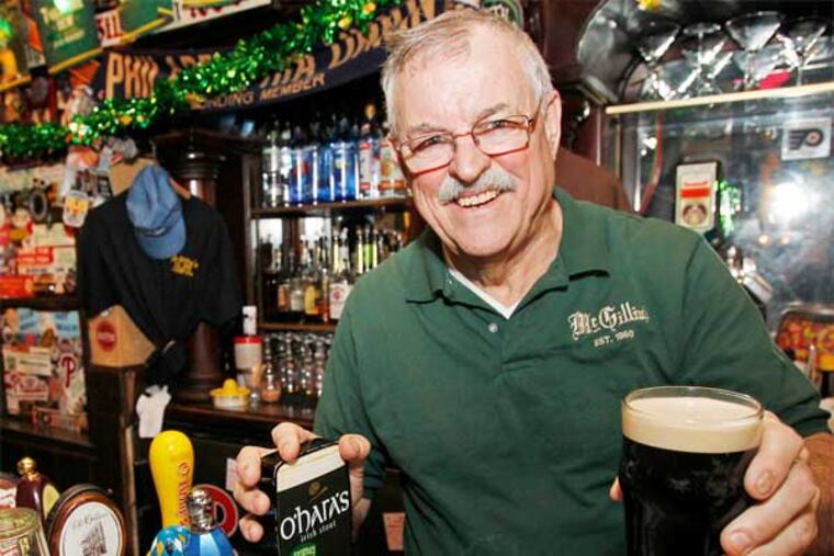 Christopher Mullins, Sr. owner of McGillin's the oldest continuously running tavern in Philadelphia. McGillin's is located at 1310 Drury St. in center city Philadelphia. Photograph from Friday morning March 8, 2013. (Alejandro A. Alvarez / Staff Photographer)