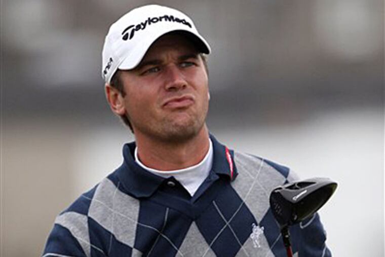 Sean O'Hair finished tied for seventh at the British Open. (AP Photo/Alastair Grant)