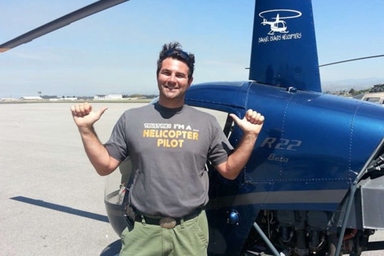 Philip "Zak" Margolis died in a California copter crash. "He was happiest ... being a bird in the sky," his mother said.