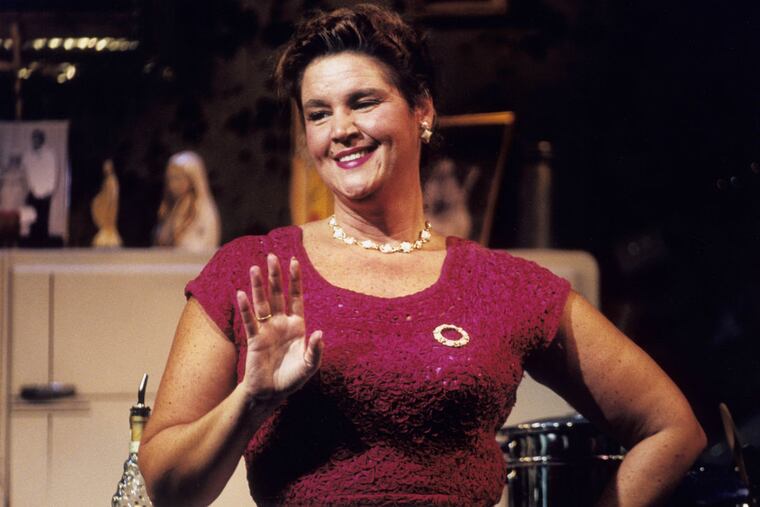 Jilline Ringle in her self-written "Mondo Mangia." Ringle, who died of cancer in 2005, is honored in JillineFest, a six-day festival of cabaret and solo pieces by female playwrights and cabaret by 1812 Productions.