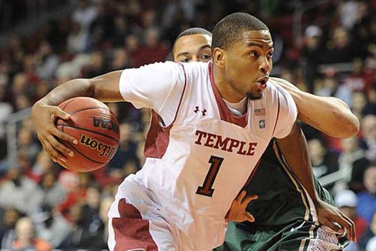 Temple's Khalif Wyatt scored 24 points against UMass Saturday. (Clem Murray/Staff Photographer)