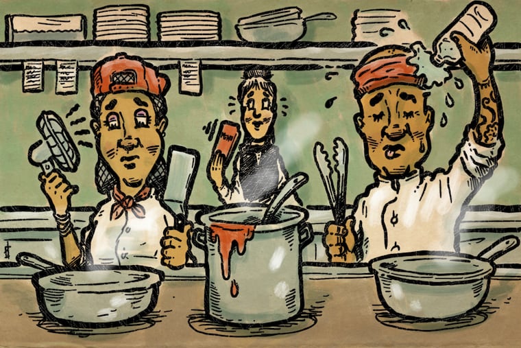 When it's hot outside, it's even hotter in the kitchen. The pros know how to deal.
