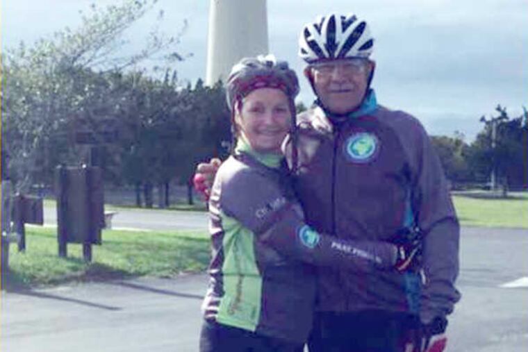 Susan L. Kinnan and her husband, John D. Kinnan Jr., were hit by a driver while riding their bicycles in Franklin Township, N.J., on Feb. 15. Susan Kinnan died of her injuries.