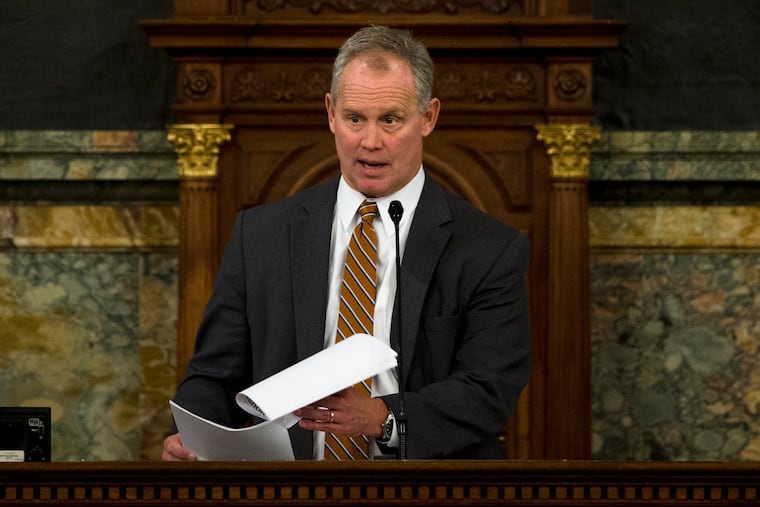 Speaker of the Pennsylvania House of Representatives, Rep. Mike Turzai, R-Allegheny, (AP Photo/Matt Rourke)