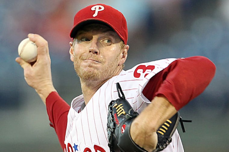 Phillies starting pitcher Roy Halladay. (Yong Kim/Staff Photographer)