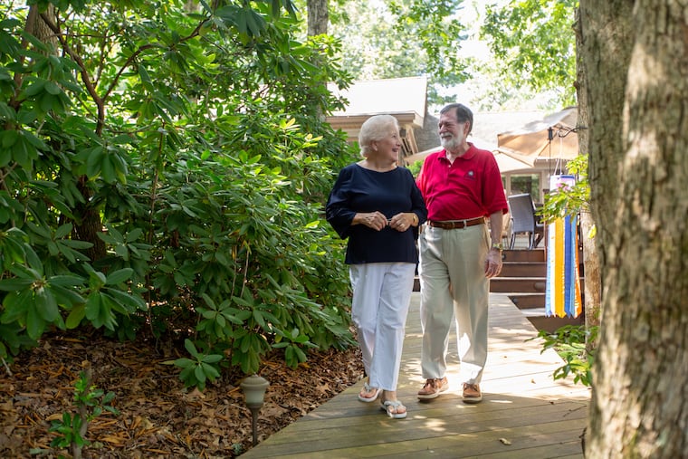 Anne and Jerry Klein were drawn to a cottage in Medford while visiting friends. “The grounds were beautiful, and it had great charm," Anne says.