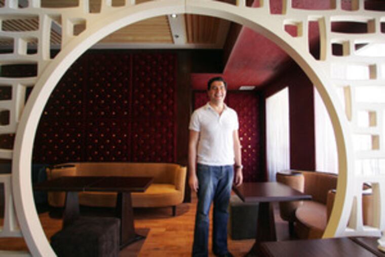 Diaa Sawan stands in his Vango Lounge and SkyBar on 18th Street, which will feature a fusion of Japanese and Mediterranean cuisine.