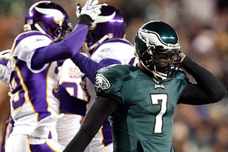 The Eagles' loss last night cost them a shot at a first-round playoff bye. (David Maialetti/Staff Photographer)