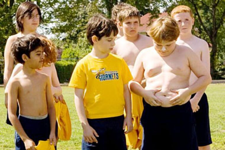 Karan Brar, Zachary Gordon and Robert Capron in "Diary of a Wimpy Kid."