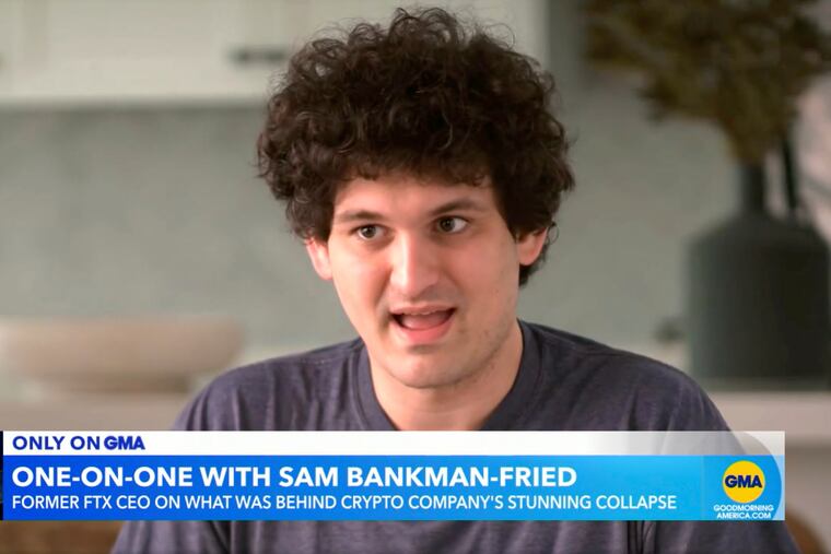 Sam Bankman-Fried, former CEO of the failed cryptocurrency exchange FTX. The interview, which appeared on the program "Good Morning America," took place in the Bahamas island of Nassau where FTX was headquartered.