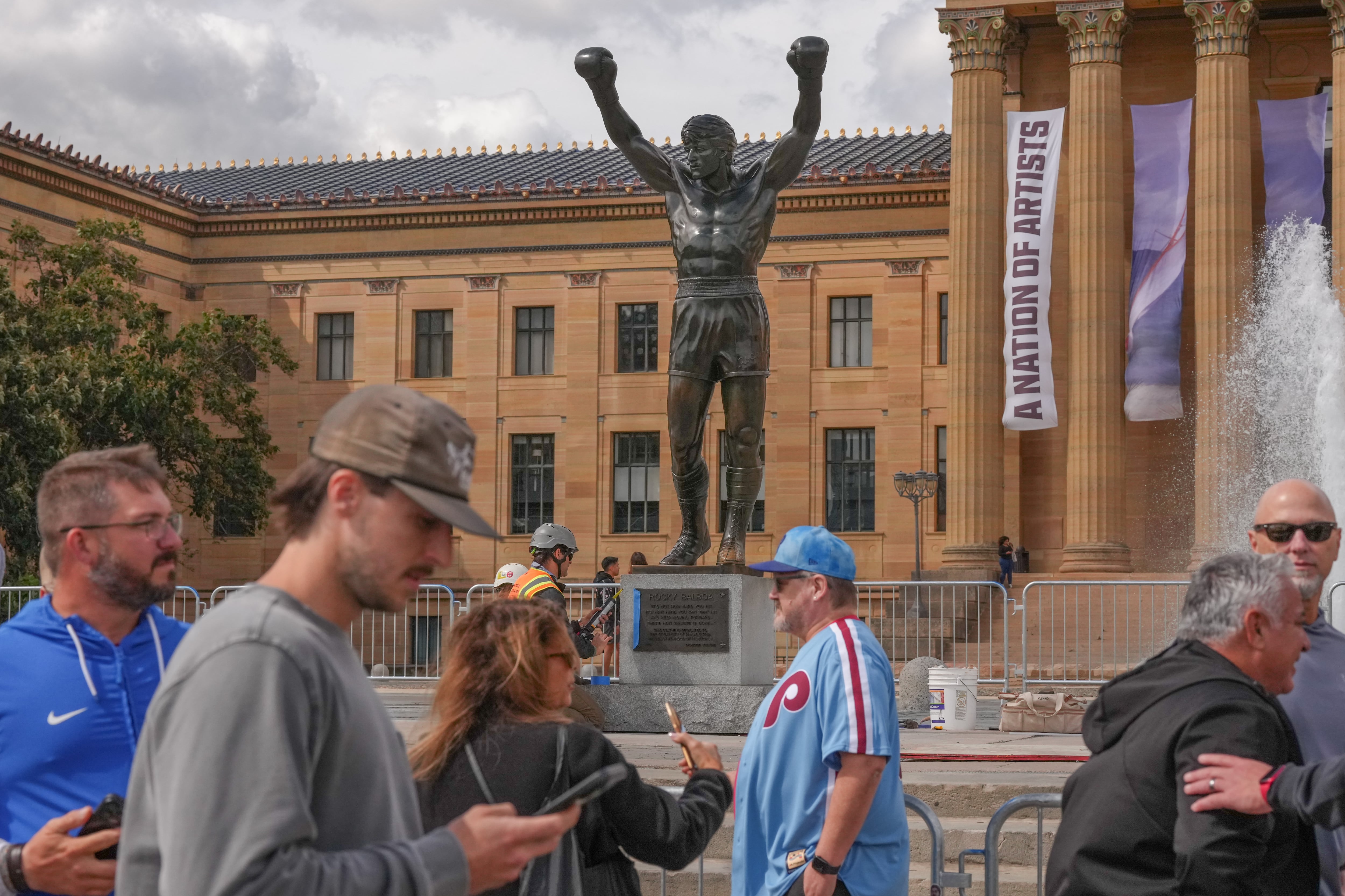 Rocky Statue Finds Permanent Home Atop Philadelphia Museum of Art