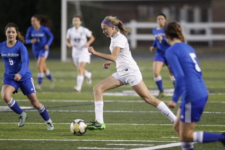 Aleksa Peev (center) of Central Bucks South will be an important player again this season.