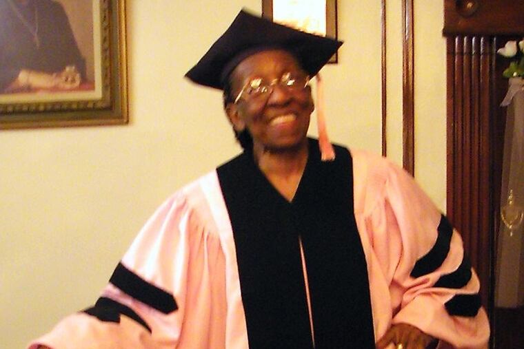 Pastor Virginia Hearde Robinson loved to work with young people in her church.