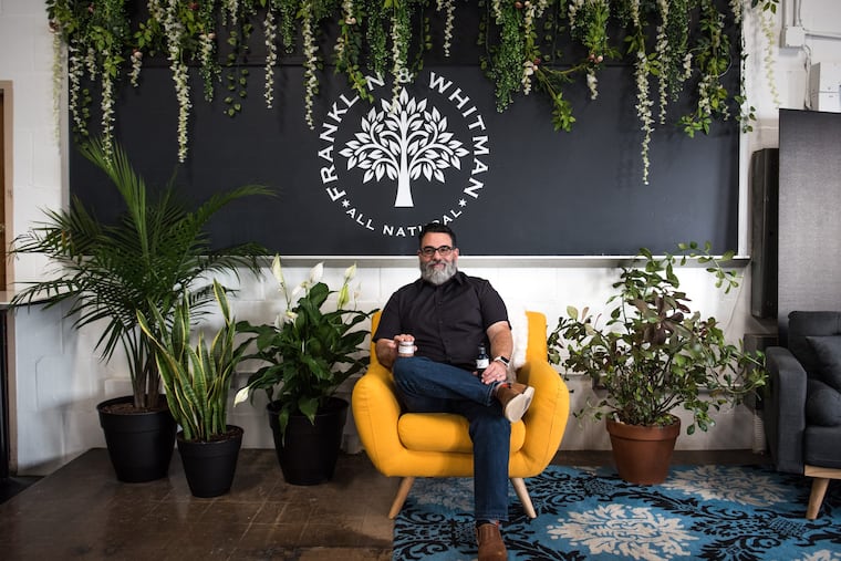 Christopher Cieri, founder of all-nature skin and hair care product company Franklin & Whitman, invites visitors to shop from face masks, beard serums, body scrubs, dry shampoos, and more inside the company's 2nd floor Bok studio. Five-percent of every purchase is donated to dog rescue organizations across the country.