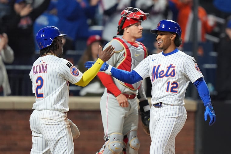 Phillies' ninth inning rally falls short in 5-4 loss to the New York Mets