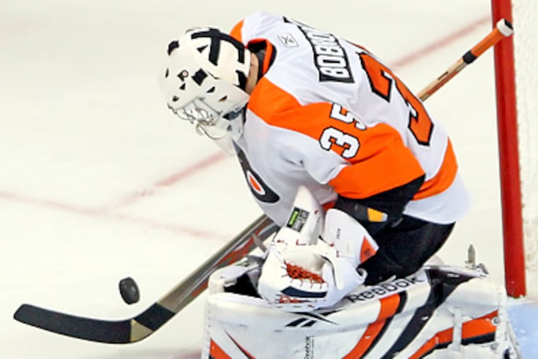 Due to injuries, Sergei Bobrovsky is now the Flyers second goalie on the depth chart. (Steven M. Falk / Staff Photographer)
