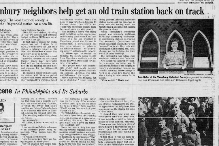 Glen Mills Septa station undergoes restoration.