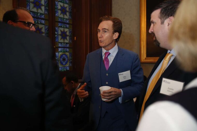 Pennsylvania Lt. Gov. Mike Stack III at the University of Pennsylvania Breakfast Reception at The Penn Club in New York City on Dec. 2, during the Pennsylvania Society weekend.