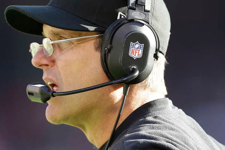 ASSOCIATED PRESS The 49ers' Jim Harbaugh is a rarity: He had a long playing career and was hired out of college.