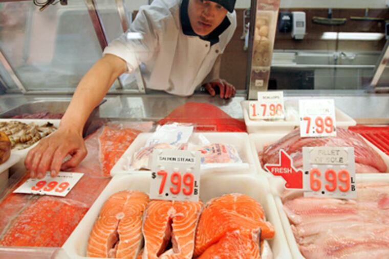 How much seafood will be left after 2050? That question, debated by scientists for years, was raised again recently at Cooking for Solutions, the Monterey Bay (Calif.) Aquarium's annual event about sustainable seafood. (Marcio Jose Sanchez / AP)