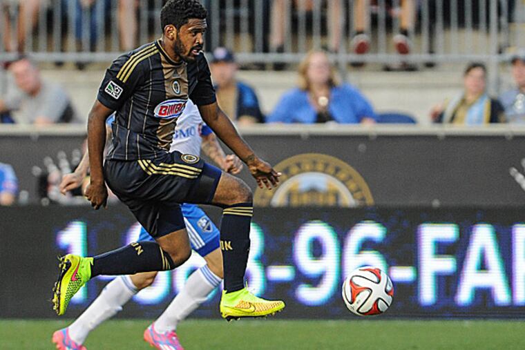 Union defender Sheanon Williams. (John Geliebter/USA TODAY Sports)