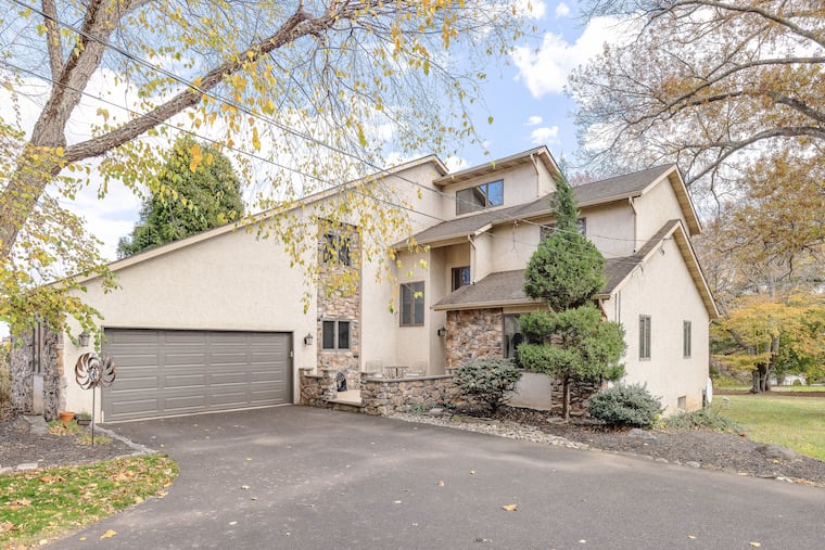 The exterior of the Chalfont home.