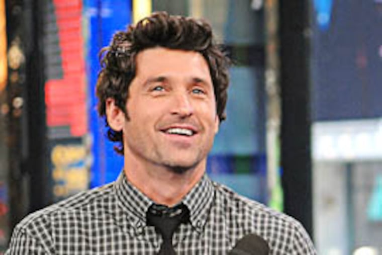 Actor Patrick Dempsey makes an appearance on MTV's "Total Request Live." He was in New York yesterday to promote the release of the film "Made Of Honor." (AP Photo/Evan Agostini)