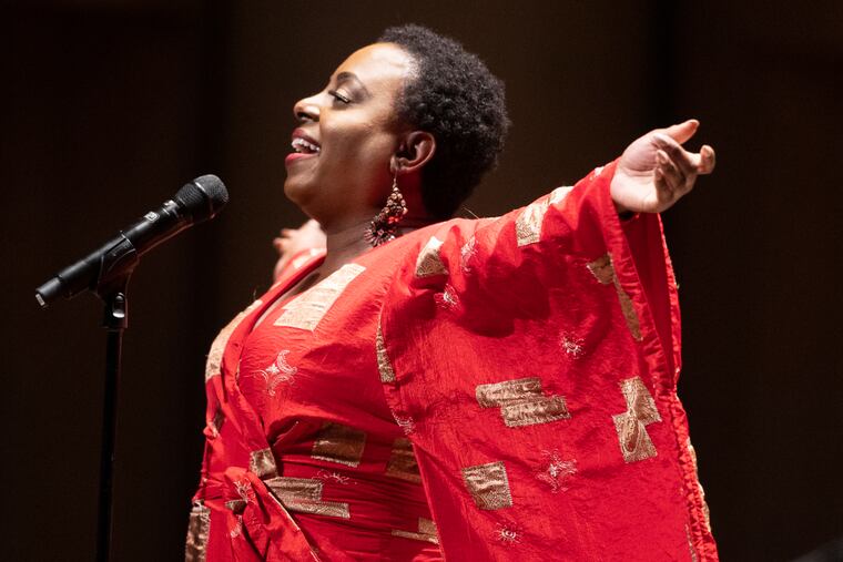 Singer Ledisi performed the songs of Nina Simone with the Philadelphia Orchestra on Friday night at the Mann.