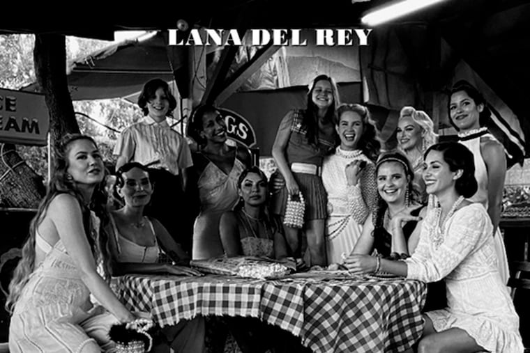 This cover image released by Interscope Records and Polydor Records shows "Chemtrails Over the Country Club" by Lana Del Rey. (Interscope Records and Polydor Records via AP)