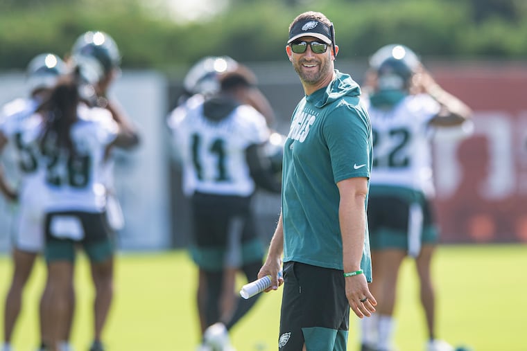 Friday wasn't all smiles for Eagles coach Nick Sirianni.