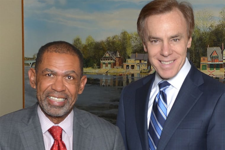 Paul A. Tufano (right) is succeeding Michael A. Rashid as CEO of Amerihealth Caritas.