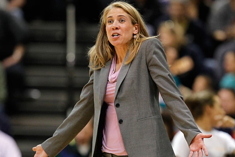 Denise Dillon, shown here coaching Drexel, is in her first season at Villanova.
