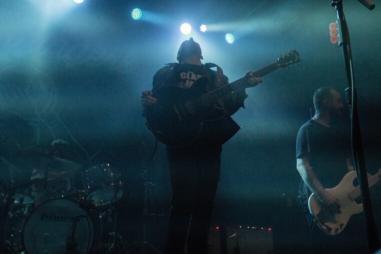 Tom May, co-frontman of The Menzingers, at Union Transfer on November 24, 2018 for the After The Party Tour.
