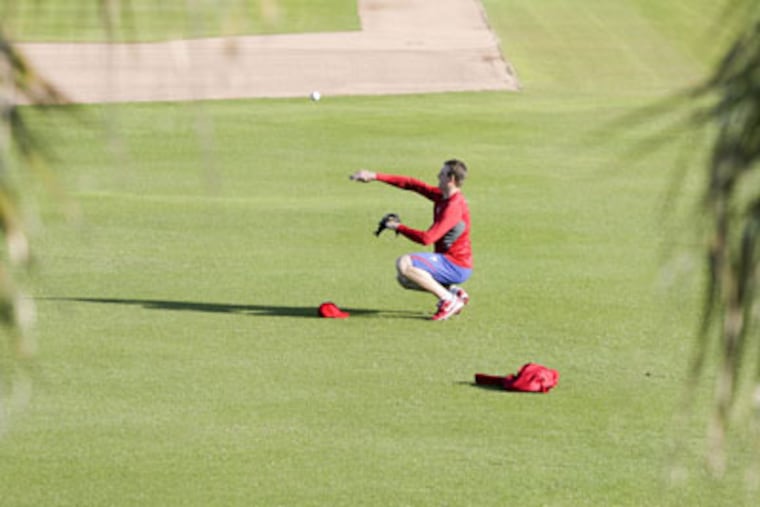"I feel good," said Scott Mathieson. "I'm confident in throwing everything." (Yong Kim / Staff Photographer)