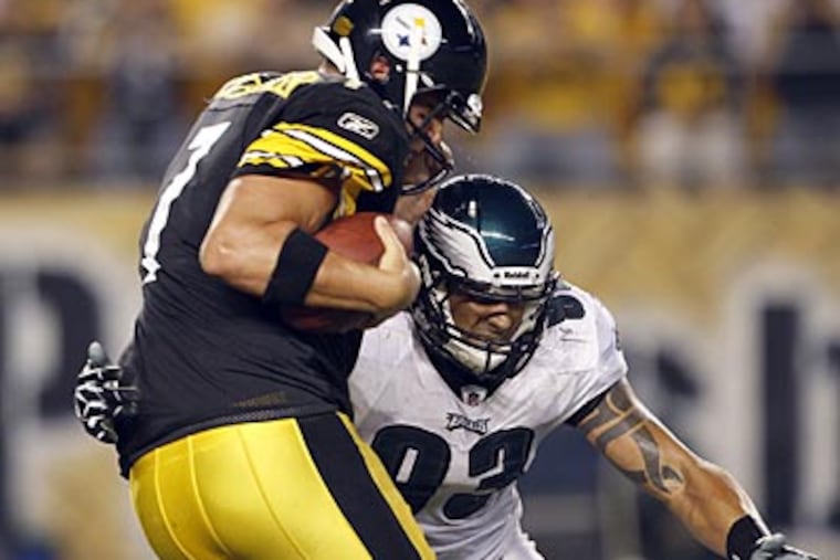 Ben Roethlisberger came into this season, his ninth in the NFL, having been sacked 314 times. (Yong Kim/Staff Photographer)