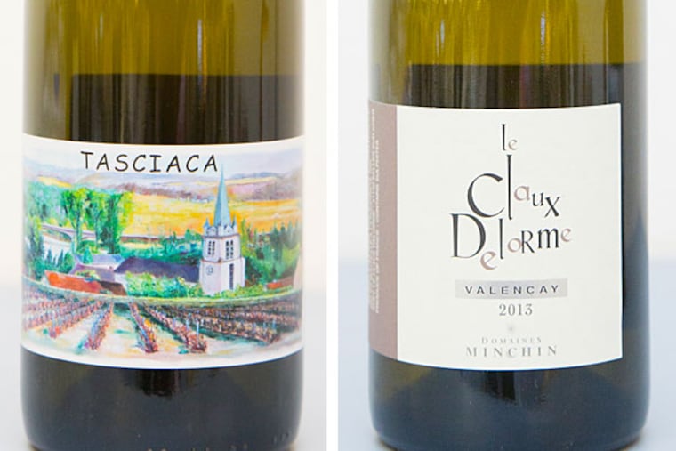Touraine Chenonceaux Tasciaca Domaine Ricard 2013 and Valençay Le Claux Delorme Domaine Minchin 2013.