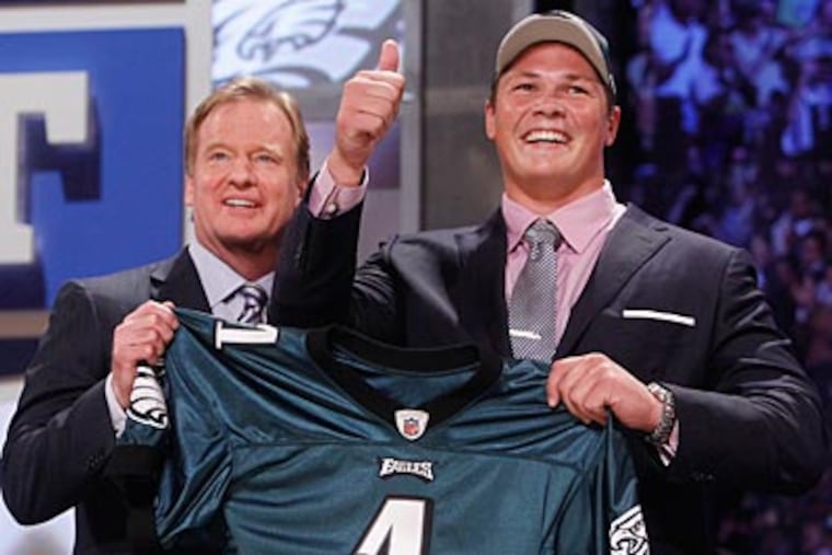 ESPN's ratings for the NFL Draft were down 18 percent this year, a sign of lack of interest from casual fans. (Jason DeCrow/AP Photo)