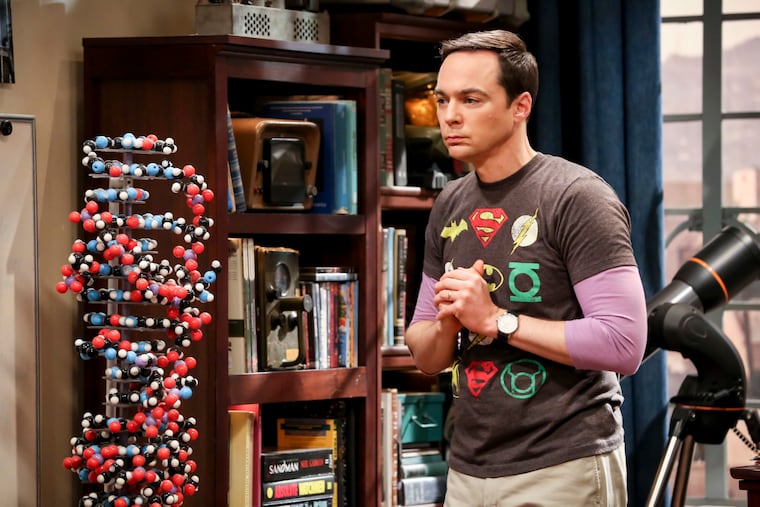 This photo provided by CBS shows Jim Parsons in a scene from the series finale of "The Big Bang Theory," Thursday, May 16, 2019. (Michael Yarish / CBS via AP)
