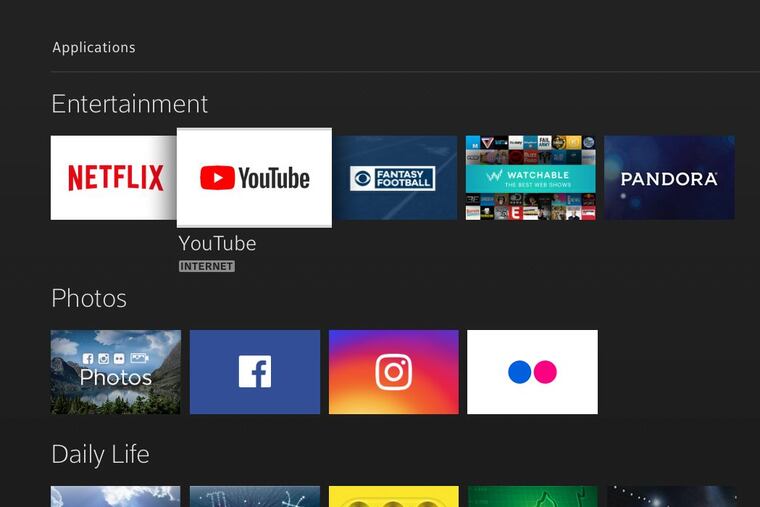 YouTube intergration into Comcast's Xfinity X1 platform.