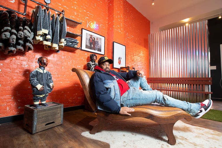 Designer William Walker at his Banni Peru store in West Philadelphia on Dec. 11, 2019.