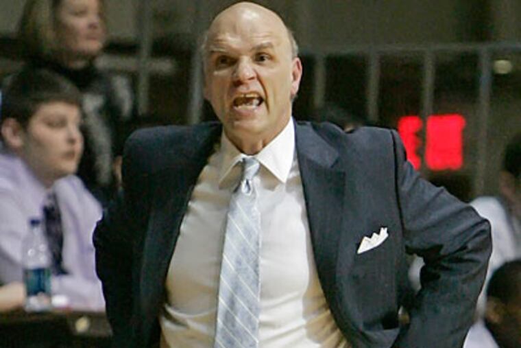 "I'm feeling like I'm letting a lot of people down," Saint Joseph's coach Phil Martelli said. (Michael Bryant/Staff Photographer)