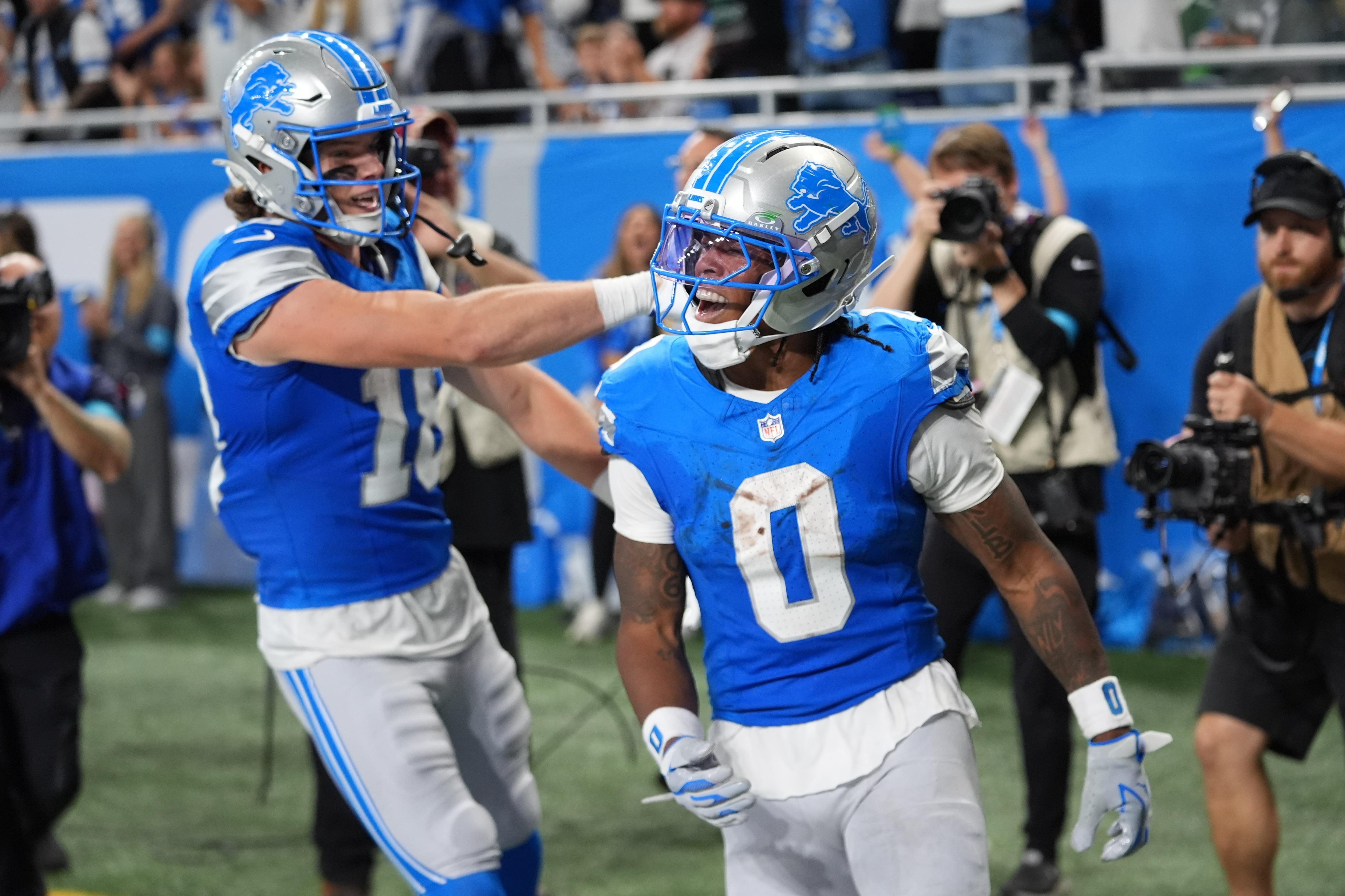 Jahmyr Gibbs' 3rd touchdown with 2:25 left lifts Lions to 31-24 win over Jets