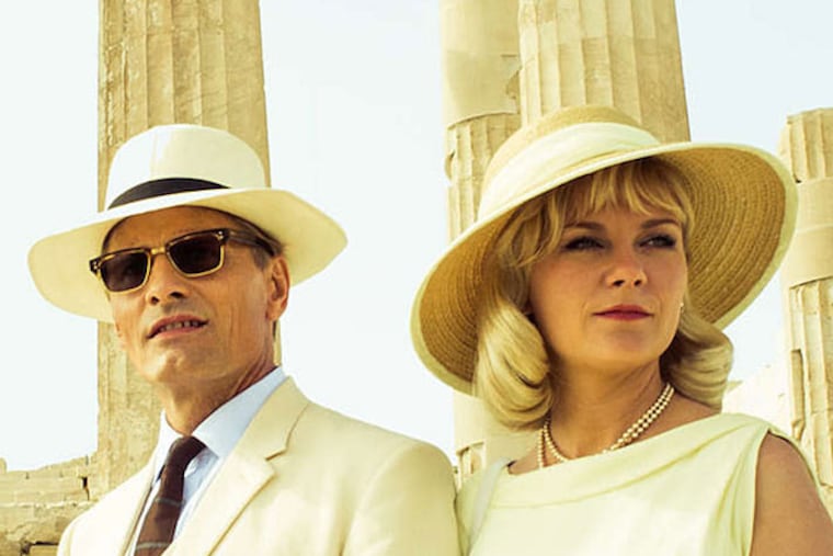 Viggo Mortensen and Kirsten Dunst play a couple on a Grecian holiday in "The Two Faces of January." (Magnolia Pictures)