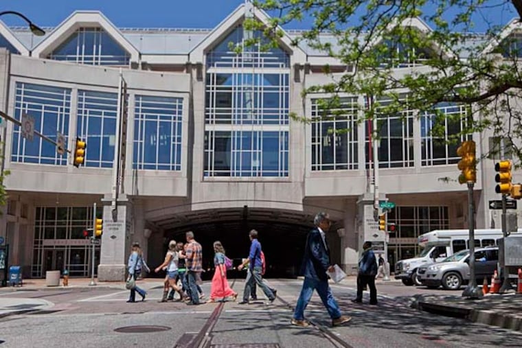 The Convention Center hosts an industrial biotechnology conference starting Monday, the first big event there since Carpenters Local 8 and Teamsters Local 107 were locked out. (David M Warren/Staff)